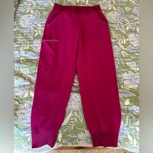 Women’s Pink Infinity Scrub Pants Jogger Style Size XS Petitie
